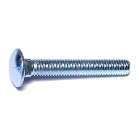 Midwest Fastener 7/16"-14 x 3" Zinc Plated Grade 5 Steel Coarse Thread Carriage Bolts 50PK 07514